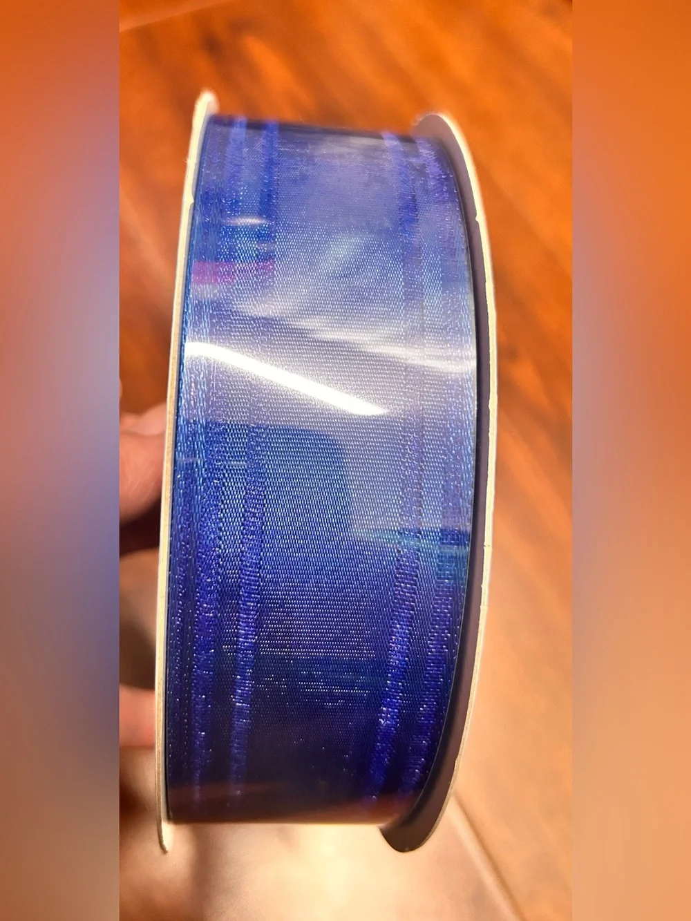 Kirkland Signature Wire-Edged Ribbon - Royal Blue 50 yd, 1.5 inches